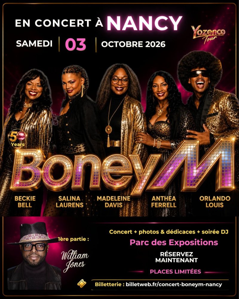 BONEY M EN CONCERT À NANCY