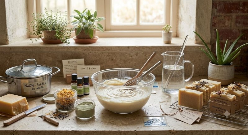 Atelier de saponification à froid : Fabriquez votre savon naturel !
