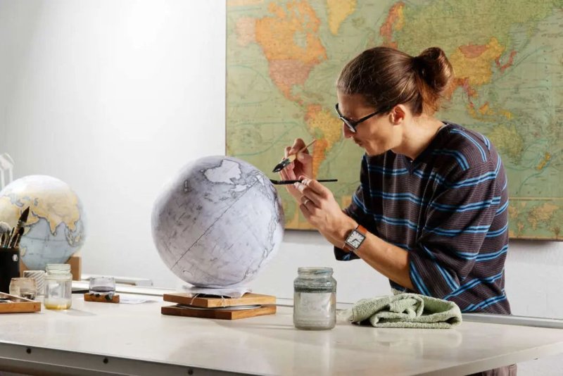 Fabrication de globes, seul ou en famille
