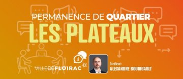 Les Plateaux : Permanence élu de quartier