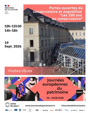 Portes ouvertes du conservatoire et exposition « Les 100 ans du conservatoire »