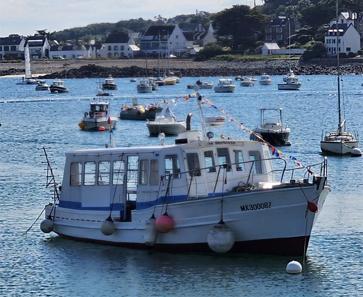 Balades en mer sur la Bretonne, ancienne vedette à passagers de l'île de Batz