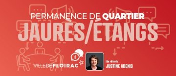 Etangs/Jaurès : Permanence élue de quartier
