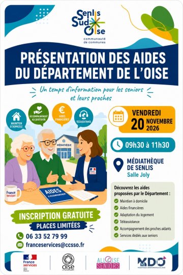 Présentation des aides du département de l'Oise