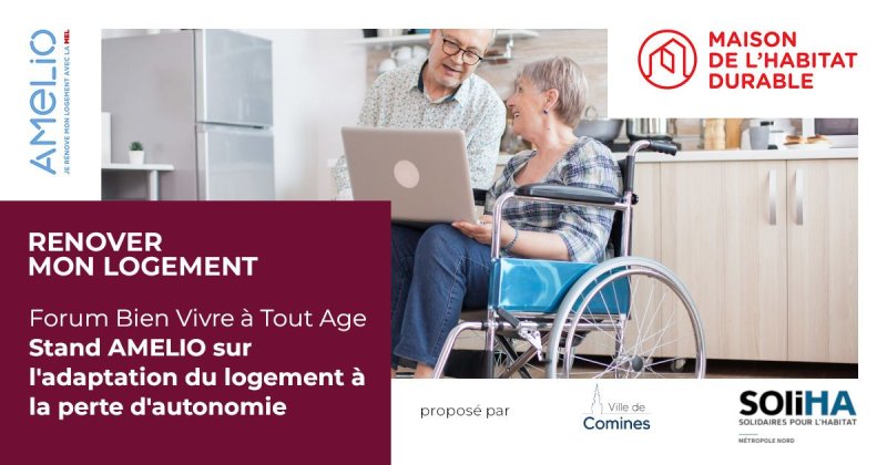 Adaptation du logement : Forum "Bien Vivre à Tout Age" à Comines