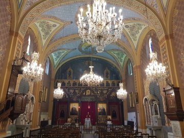 Découverte de l'Eglise Saint Nicolas de Myre - Rite melkite catholique. Chrétiens d'Orient de rite byzantin.
