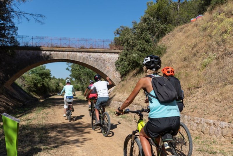Balade à vélo sur la voie verte Camin’Arts