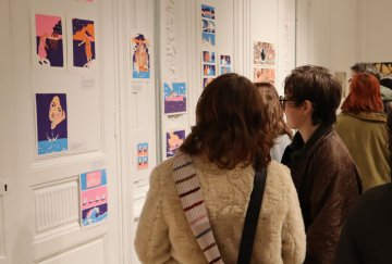 Sortie de résidence / travaux en cours /
Exposition des auteurices BD et illustrateurices Jules Pons, Ambre Bernos, Cheyenne Quévy et Ludivine Martin