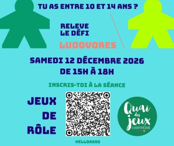 Club des Ludovores - séance jeux de rôle
