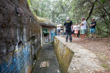 Mur de l’Atlantique -  Visite guidée des fortifications allemandes de la batterie de l’Eden au Pyla (La Teste de Buch)