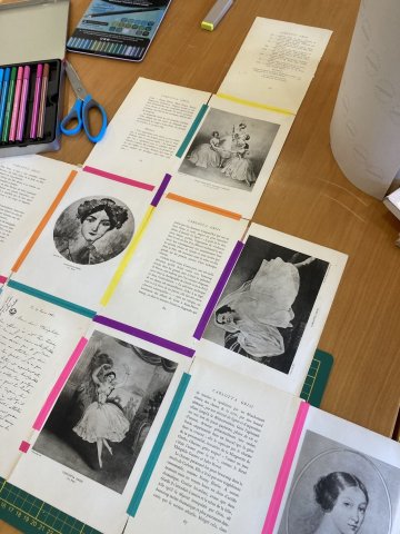 Atelier artistique « le devenir des livres » avec l'artiste Sophie Marchand