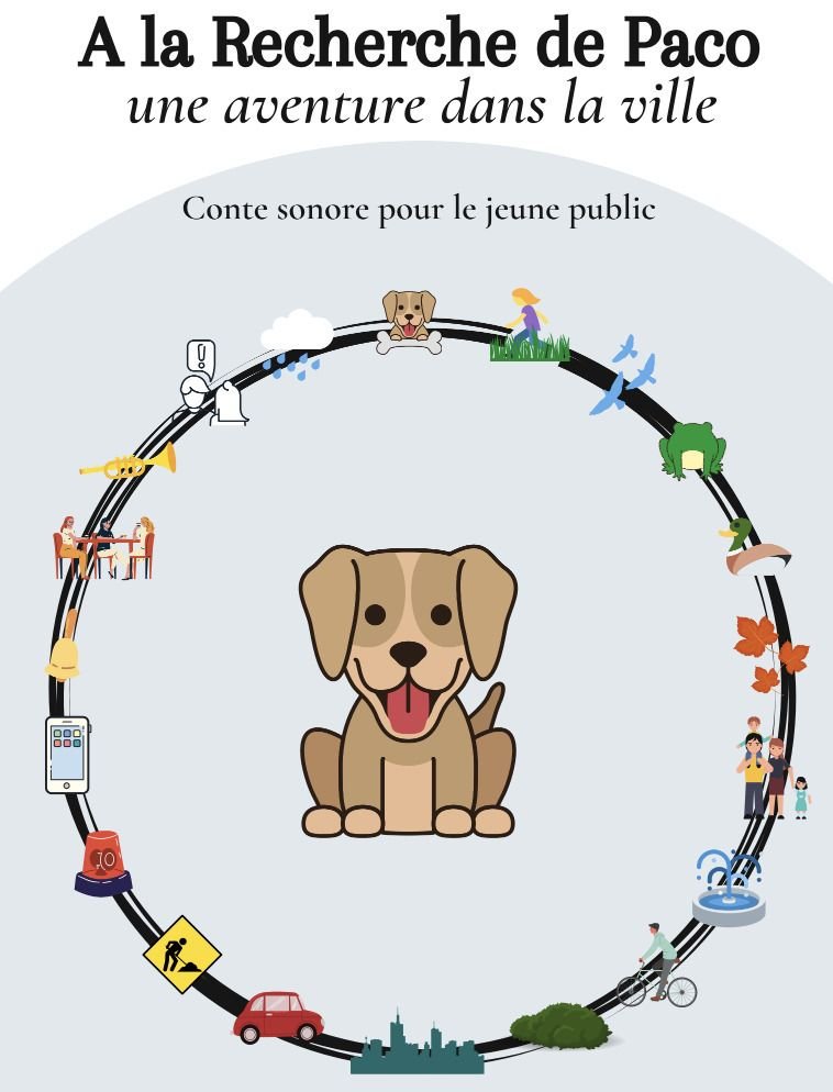 "À la recherche de Paco, une aventure dans la ville" conte sonore pour les 2-8 ans