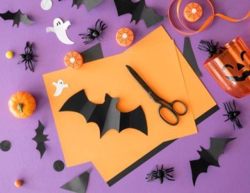 Créa'vacances : Carte pop-up d'Halloween