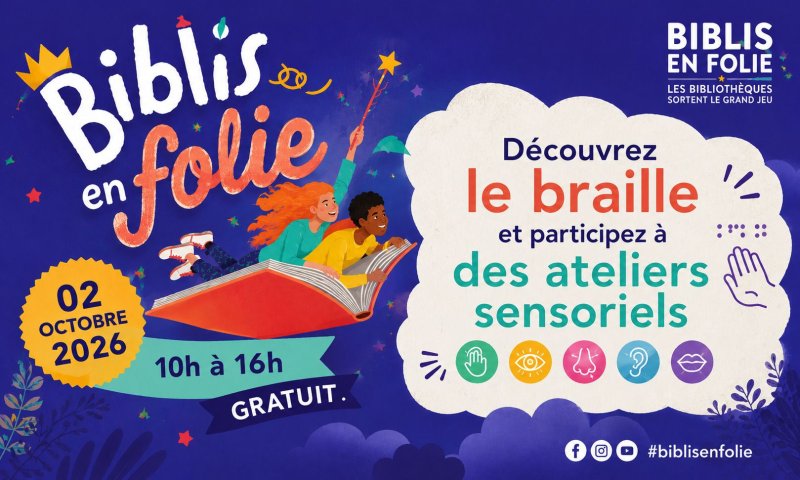 Découvrez le braille et participez à des ateliers sensoriels
