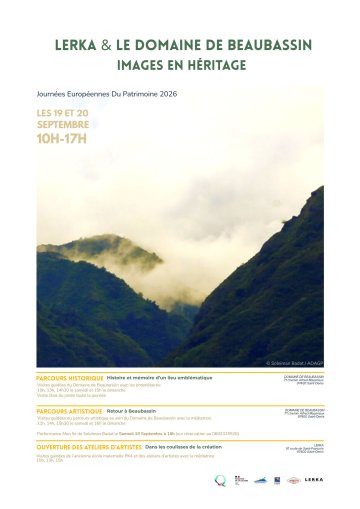 JOURNÉES EUROPÉENES DU PATRIMOINE /// LERKA & Le Domaine de Beaubassin: Images en héritage