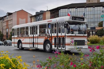 Circulation d'autobus historiques sur le réseau Tisséo