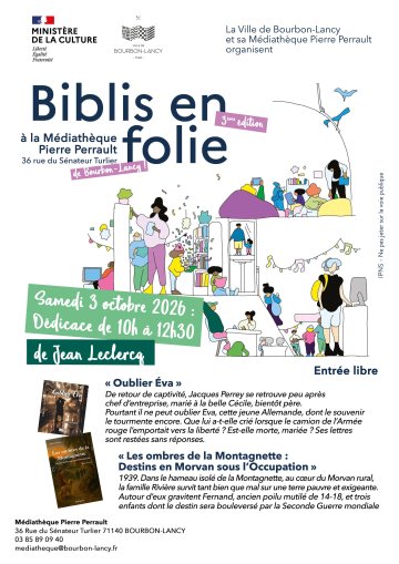 Dédicace de livres et rencontre avec Jean Leclercq