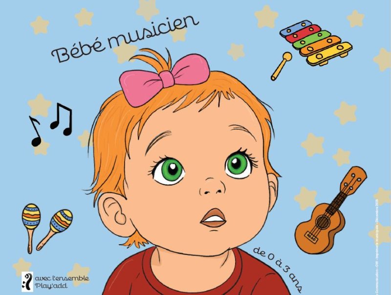 Bébé musicien