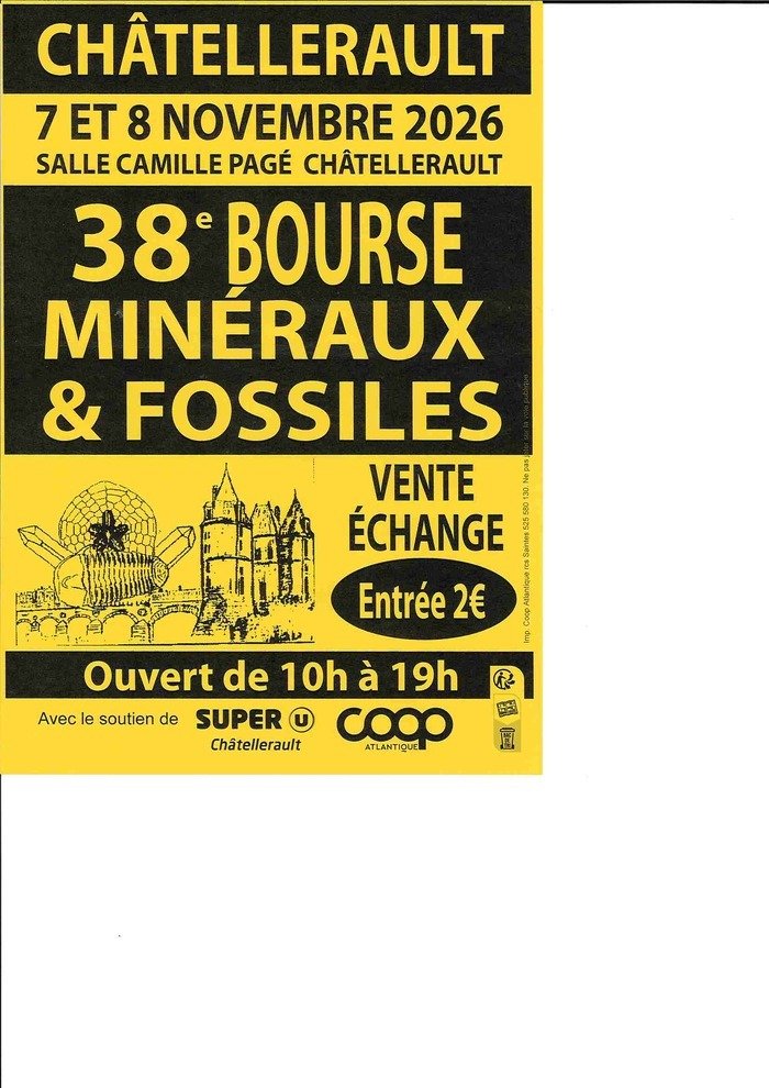 38ème Bourse-Exposition Minéraux, Fossiles, Pierres fines et Bijoux