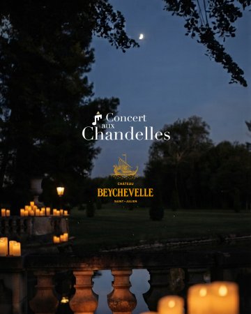 Concert aux chandelles au Château Beychevelle