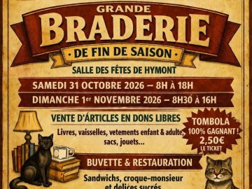 Braderie de l'association Resca'pattes