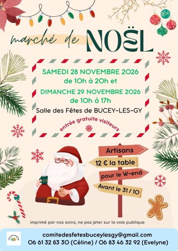 Marché de Noël à Bucey-lès-Gy