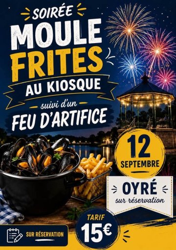 Soirée Moules Frites Feu d'artifices