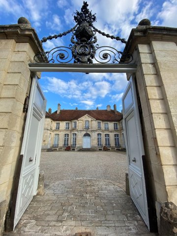 Visite guidée de la cour d'honneur et des terrasses de l'hôtel de Chassey