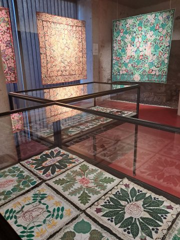 Visite de l'exposition "Floraire"