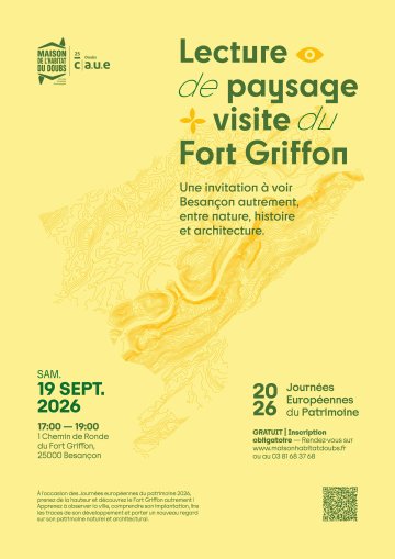 Lecture de paysage et visite du Fort Griffon à Besançon