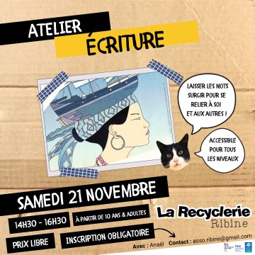 ATELIER D’ÉCRITURE