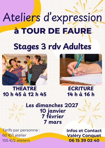 Ateliers d'expression à Tour-de-Faure