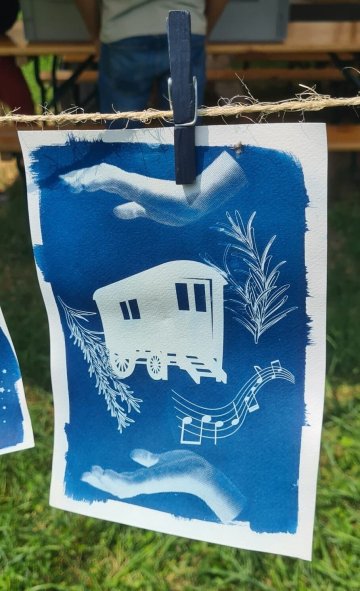 Atelier cyanotype