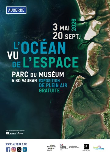 Exposition de plein air L'océan vu de l'espace