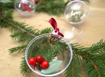 Mercredi créatif "Boule de Noël végétale"