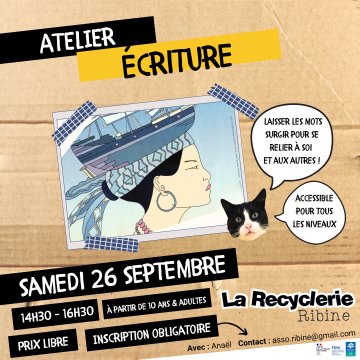 ATELIER D’ÉCRITURE