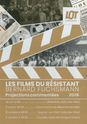 Projection : Les films du résistant Bernard Fuchsmann à Bagnac-sur-Célé