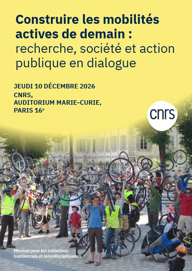 Construire les mobilités actives de demain : recherche, société et action publique en dialogue