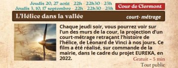Festival Re-naissance à Figeac , cinéma : "l’hélice dans la vallée"