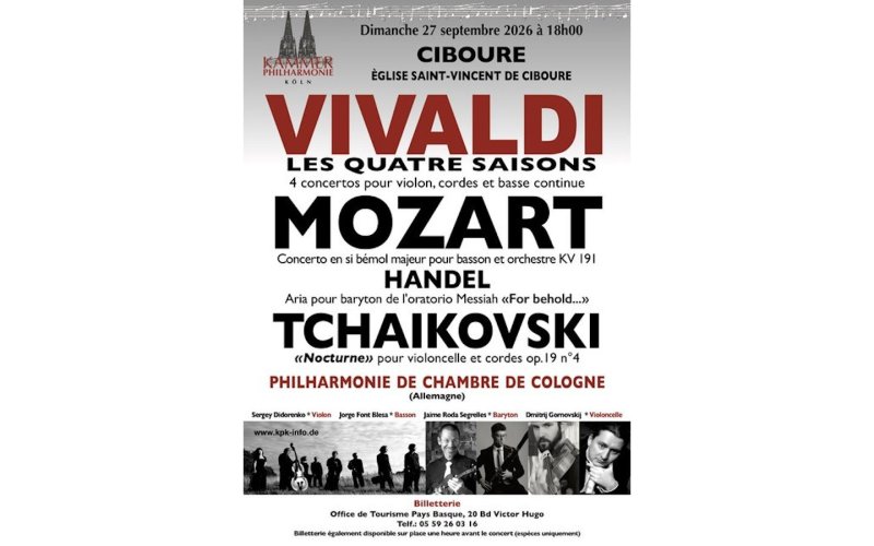 Concert de la Chambre Philharmonique de Cologne