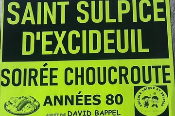 Soirée choucroute années 80