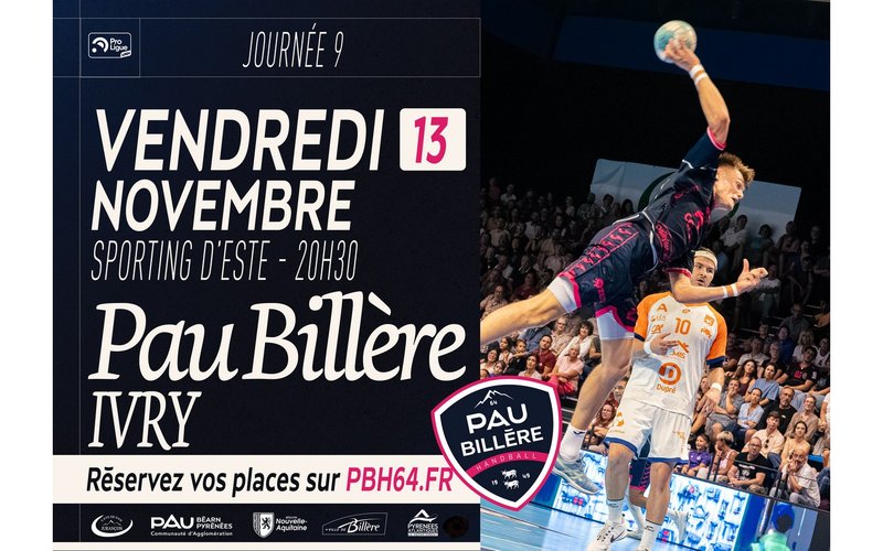 Handball Proligue - Pau Billère Handball 64 Vs Ivry