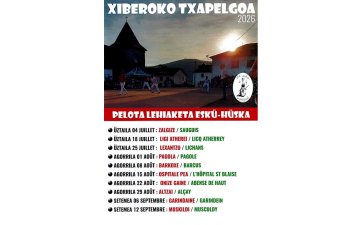 Xiberoko txapelgoa : tournoi de pelote à main nue (demi-finales)