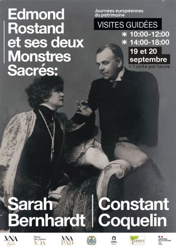 Exposition Edmond Rostand et ses 2 Monstres Sacrés: Sarah Bernhardt et Constant Coquelin
