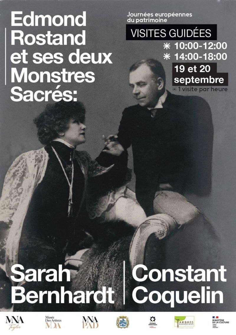 Exposition Edmond Rostand et ses 2 Monstres Sacrés: Sarah Bernhardt et Constant Coquelin