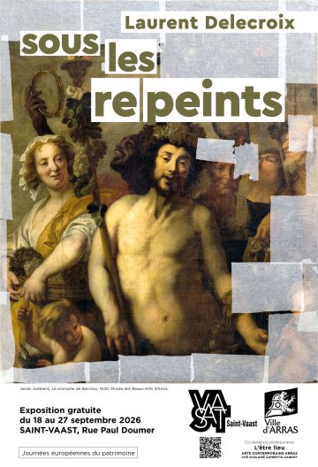 Sous les repeints exposition des oeuvres de Laurent Delecroix
