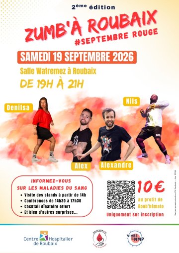 Septembre Rouge - Zumb'A Roubaix 2ème édition