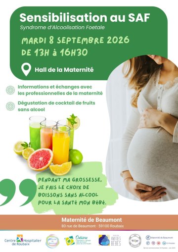 Sensibilisation au syndrome d'alcoolisation foetale