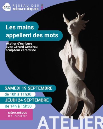 Atelier d'écriture "Les mains appellent des mots"