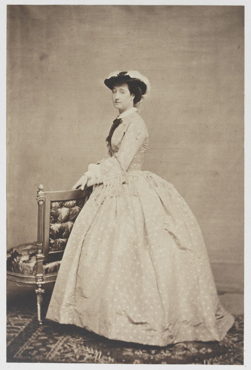 L’impératrice Eugénie en robe à pois